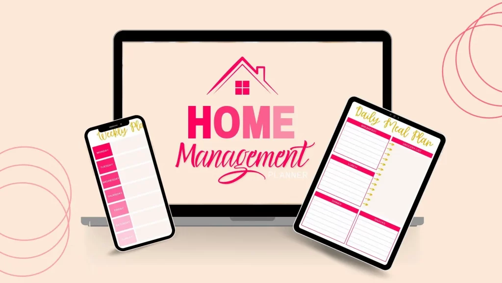 Promo image for home management planner